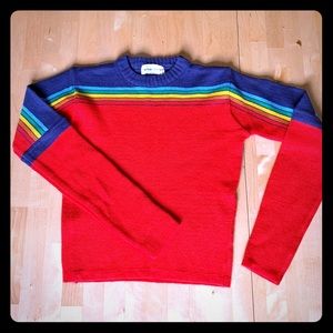 1990’s Mervyns Rainbow crew neck sweater